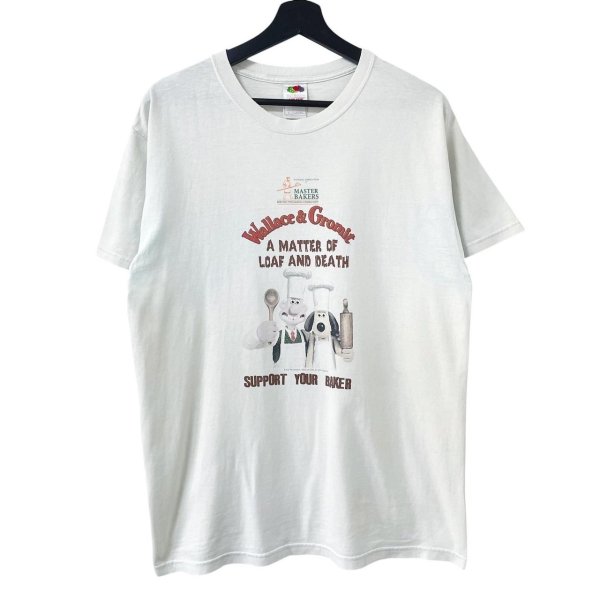 画像1: 2008s WALLECE & GROMIT TEE SHIRT (1)