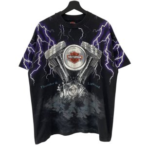 画像: 90s USA製 HARLEY DAVIDSON THUNDER & LIGHTNING TEE SHIRT