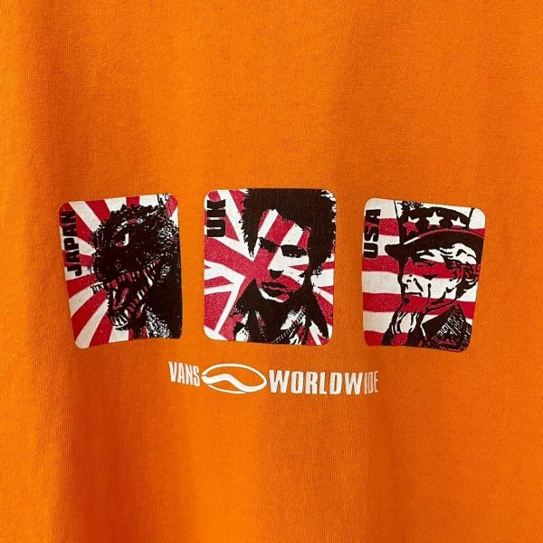 画像2: 90s〜00s USA製 VANS WORLDWIDE TEE SHIRT (2)