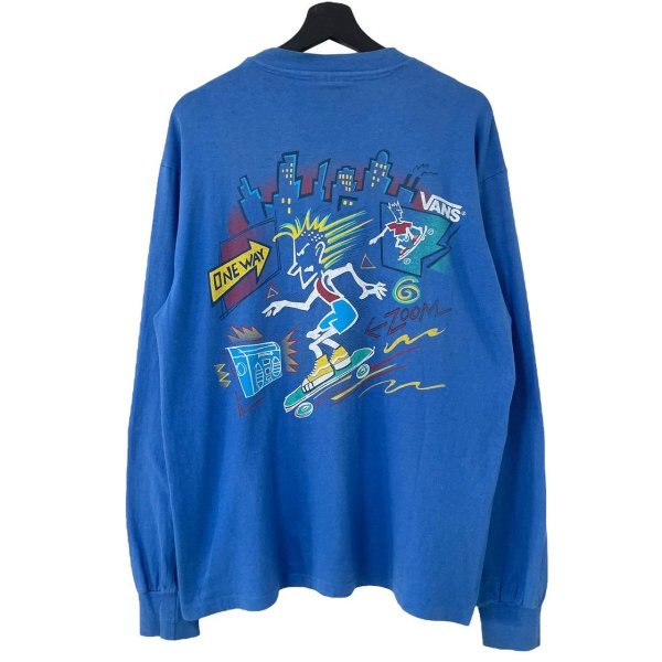 画像1: 80s〜90s USA製 VANS L/S TEE SHIRT (1)