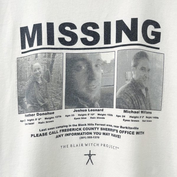 画像2: 90s THE BLAIR WITCH PROJECT MOVIE TEE SHIRT (2)