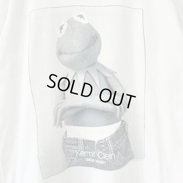 画像2: 90s USA製 KERMIT Calvin Klein parody TEE SHIRT (2)