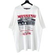 画像1: 90s USA製 MISSING "行方不明者フォト" TEE SHIRT (1)