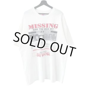 画像: 90s USA製 MISSING "行方不明者フォト" TEE SHIRT