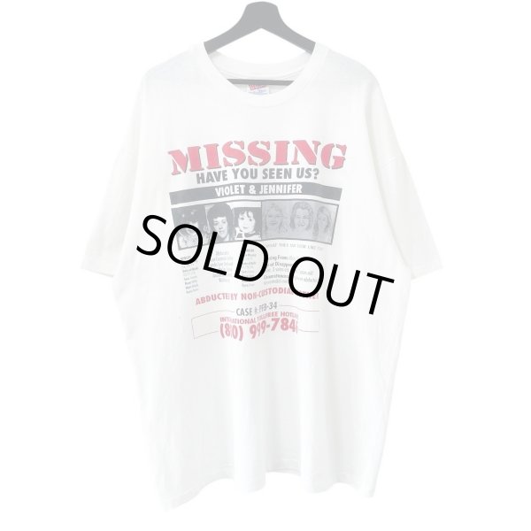 画像1: 90s USA製 MISSING "行方不明者フォト" TEE SHIRT (1)