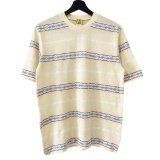 画像: 90s HANG TEN JACQUARD BORDER TEE SHIRT