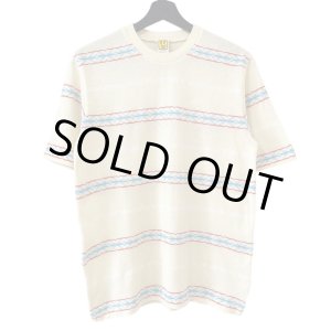 画像: 90s HANG TEN JACQUARD BORDER TEE SHIRT