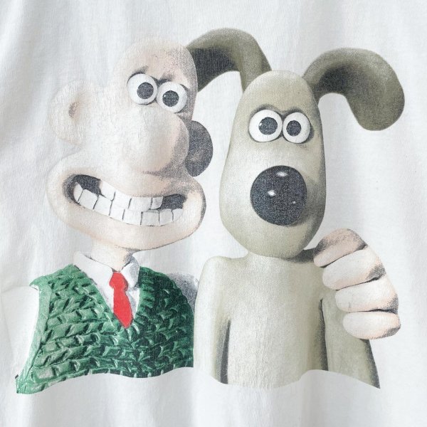 画像2: 90s USA製 Wallce & Gromit TEE SHIRT (2)