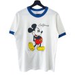 画像1: 80s USA製 MICKEY MOUSE RINGER TEE SHIRT (1)