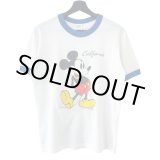 画像: 80s USA製 MICKEY MOUSE RINGER TEE SHIRT