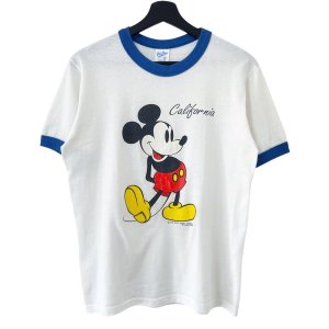 画像: 80s USA製 MICKEY MOUSE RINGER TEE SHIRT