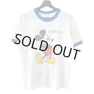 画像: 80s USA製 MICKEY MOUSE RINGER TEE SHIRT