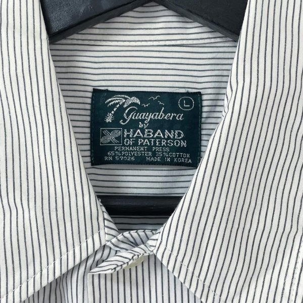 画像4: 80s〜90s HABAND GUAYABERA S/S SHIRT (4)