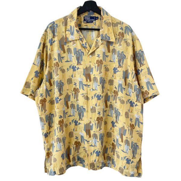 画像1: 90s RALPH LAUREN HAWAIIAN S/S SHIRT (1)