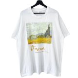 画像: 90s USA製 VINCENT VAN GOGH 糸杉のある麦畑 TEE SHIRT