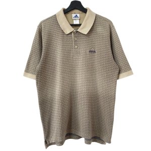画像: 90s adidas JACQUARD POLO SHIRT
