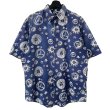 画像1: 90s USA製 LAND'S END S/S SHIRT (1)