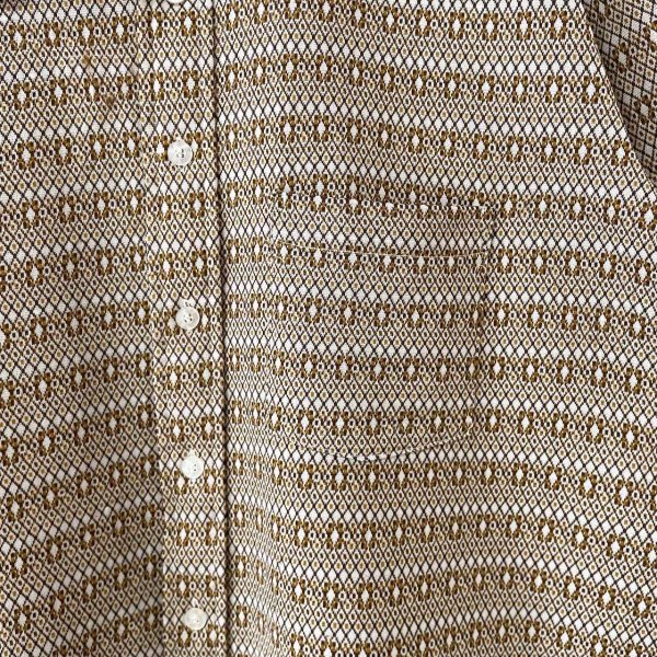 画像2: 70s JC PENNY TOWN CRAFT JACQUARD S/S SHIRT (2)