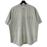 画像: 90s インド製 BRITTANIA STANDCOLLAR S/S SHIRT