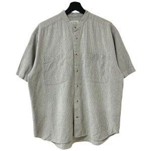 画像: 90s インド製 BRITTANIA STANDCOLLAR S/S SHIRT