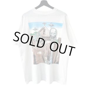 画像: 90s USA製 ALIEN AMERICAN GOTHIC parody TEE SHIRT