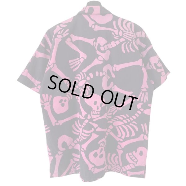 画像2: 80s〜90s OCEAN PACIFIC SKULL BONE S/S SHIRT (2)