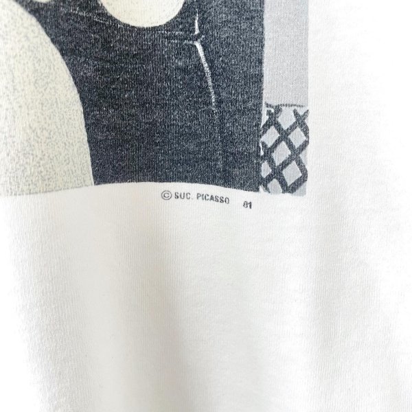 画像3: 90s PICASSO SEATED WOMEN TEE SHIRT (3)