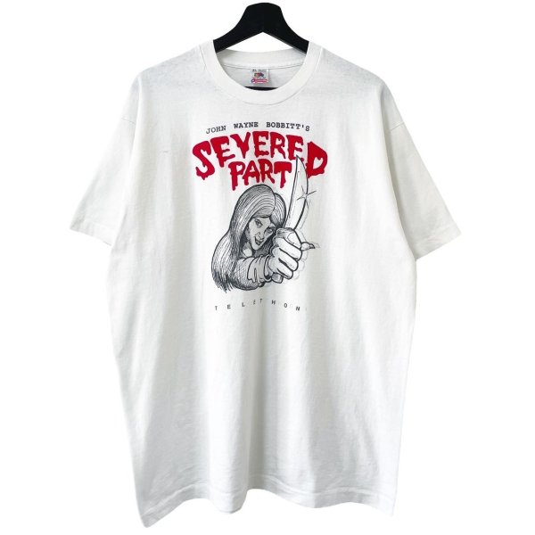 画像1: 90s USA製 JOHN&BOBBIT 時計仕掛けのオレンジ PARODY TEE SHIRT (1)