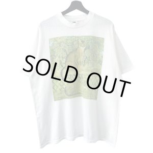 画像: 90s USA製 MIMI VANG OLSEN CAT ART TEE SHIRT