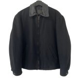 画像: 00s USA製 GOLDEN BEAR WOOL LEATHER JACKET