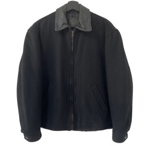 画像: 00s USA製 GOLDEN BEAR WOOL LEATHER JACKET