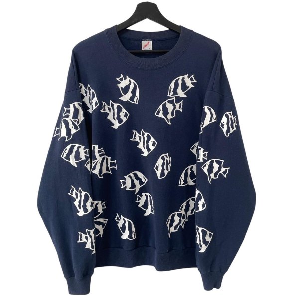 画像1: 90s USA製 MICHIGAN RAG SWEATSHIRT (1)