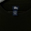 画像5: 90s OLD STUSSY COTTON KNIT SWEATER (5)