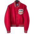 画像1: 90s HYSTERIC GLAMOUR VARSITY JACKET (1)