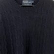 画像2: 90s RALPH LAUREN CASHMERE CABLE KNIT SWEATER (2)