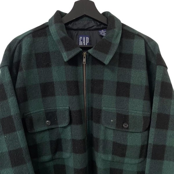 画像2: 90s OLD GAP FLEECE PULLOVER (2)