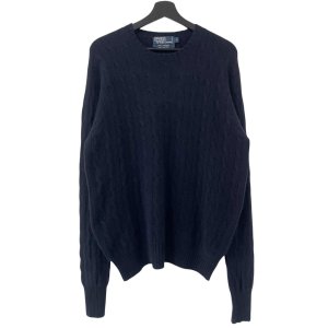 画像: 90s RALPH LAUREN CASHMERE CABLE KNIT SWEATER
