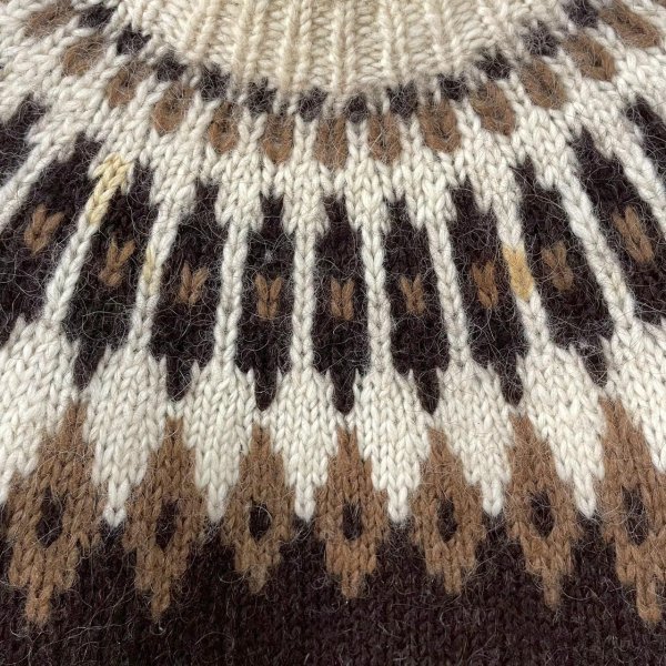 画像3: 80s アイスランド製 HILDA LTD NORDIC WOOL KNIT SWEATER (3)