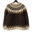 画像1: 80s アイスランド製 HILDA LTD NORDIC WOOL KNIT SWEATER (1)