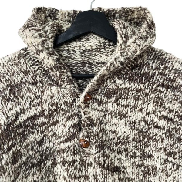 画像4: 80s WOOL KNIT HOODIE (4)