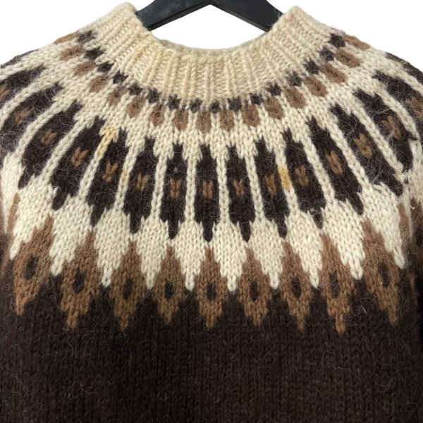 画像2: 80s アイスランド製 HILDA LTD NORDIC WOOL KNIT SWEATER (2)