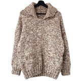 画像: VINTAGE SHAWL COLLAR COWICHAN WOOL KNIT SWEATER