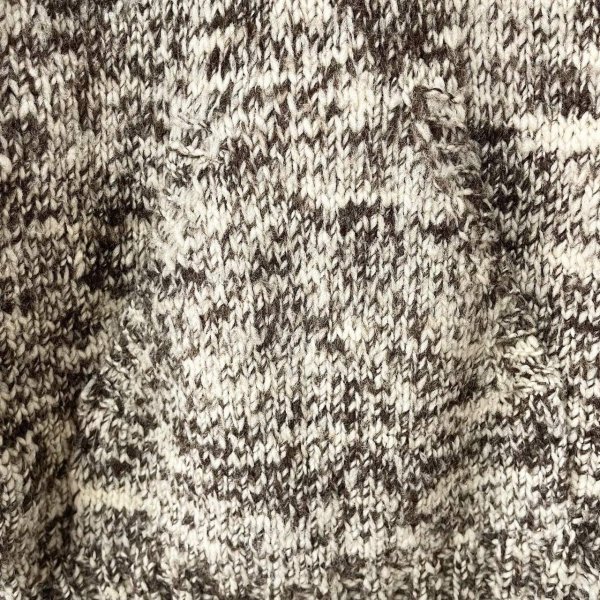 画像2: 80s WOOL KNIT HOODIE (2)