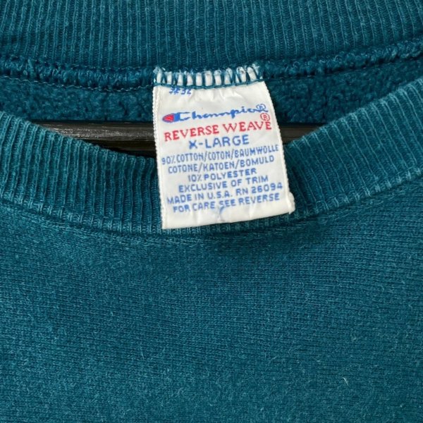 画像4: 90s USA製 CHAMPION REVERSE WEAVE SWEATSHIRT (4)