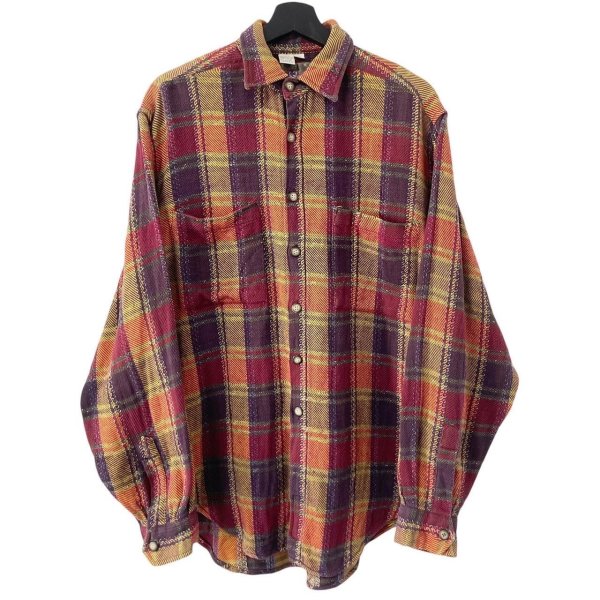画像1: 90s THE TERRITORY AHEAD HEAVY FRANNELL L/S SHIRT (1)