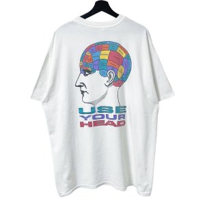 画像: 90s USA製 HEAD BRAIN HEAD TEE SHIRT