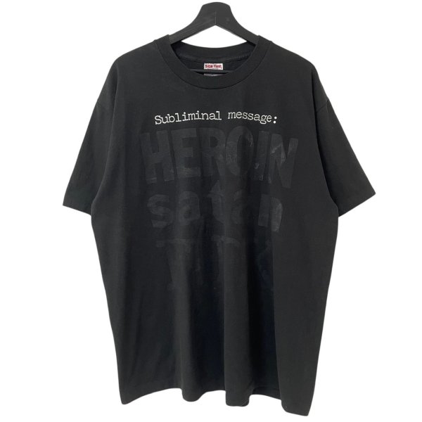画像1: 90s USA製 ANARCHIC AJUSTMENT SUBLIMINAL MESSAGE TEE SHIRT (1)