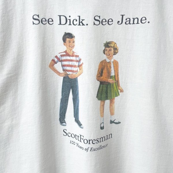 画像2: 90s USA製 DICK and JANE TEE SHIRT (2)