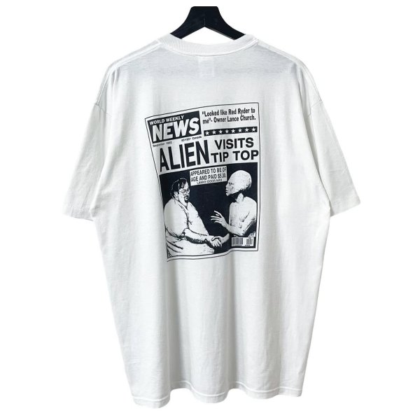 画像1: 90s USA製 WORLD WEEKLY NEWS TEE SHIRT (1)