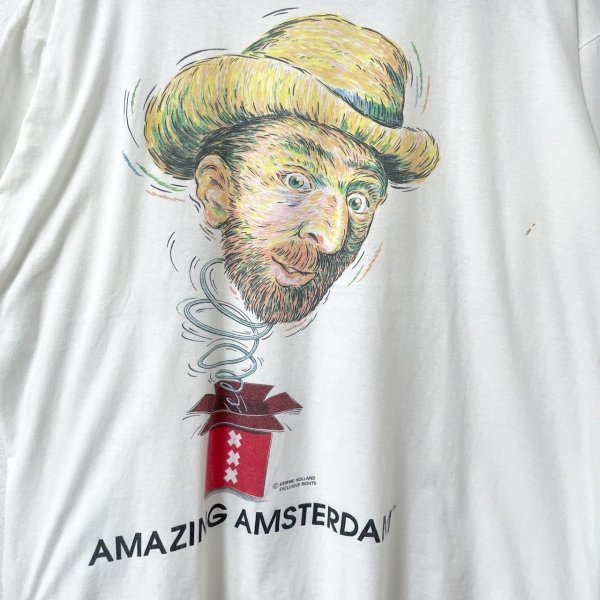 画像2: 90s USA製 AMAZING AMSTERDAM VAN GOGH TEE SHIRT (2)
